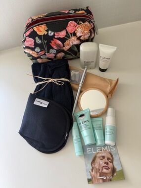 British Airways X Temperley Floral Print First Class Toiletry Bag Amenities Kit